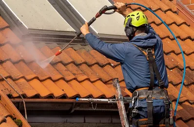 Démoussage et hydrofuge de toiture à Bonvillaret